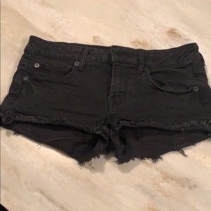 Black shorts, super stretchy